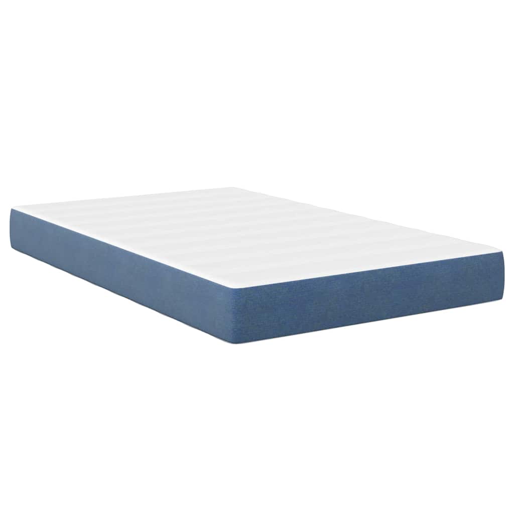 Bettmatratze mit Matratze Blau 120 x 200 cm Stoff