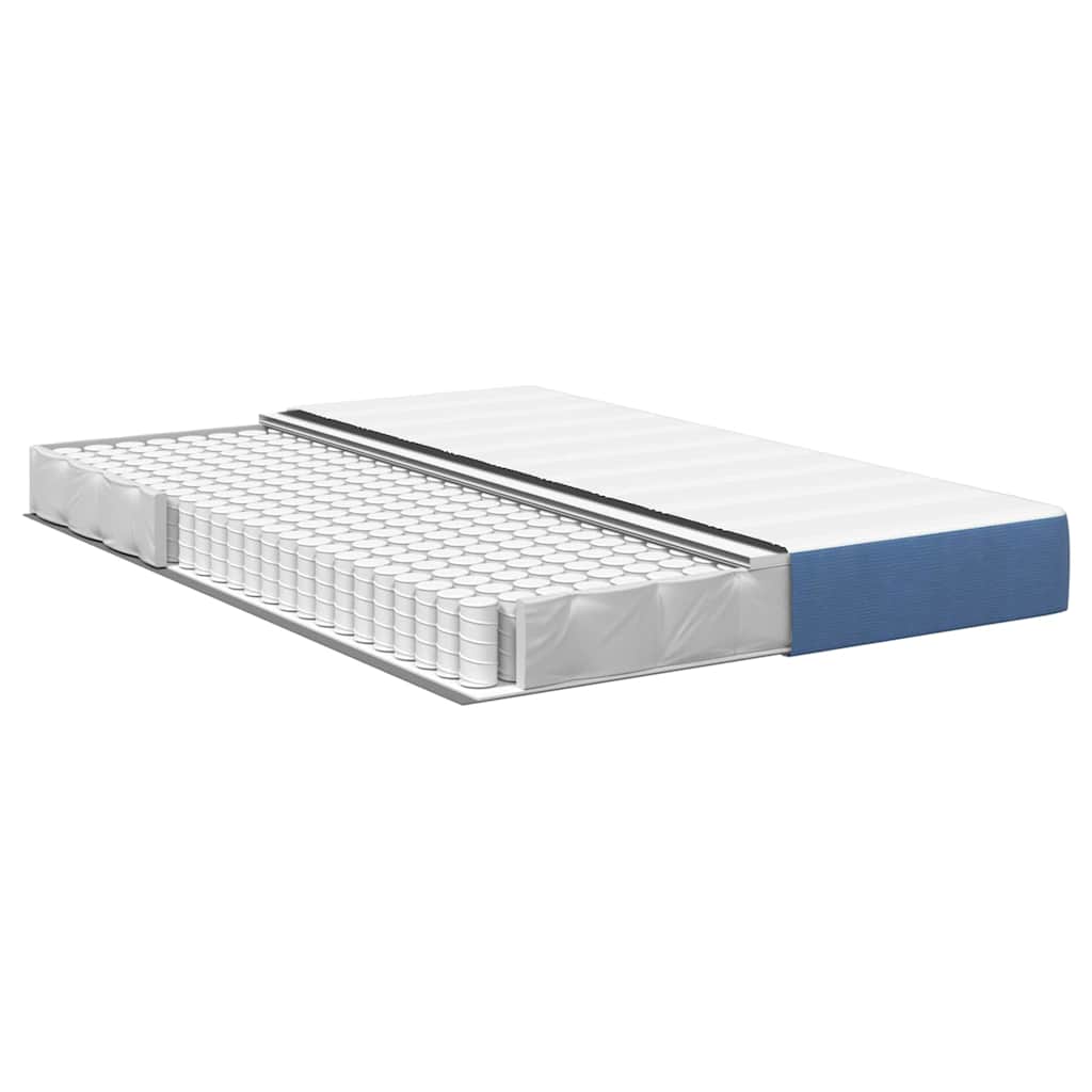 Bettmatratze mit Matratze Blau 140 x 190 cm Stoff