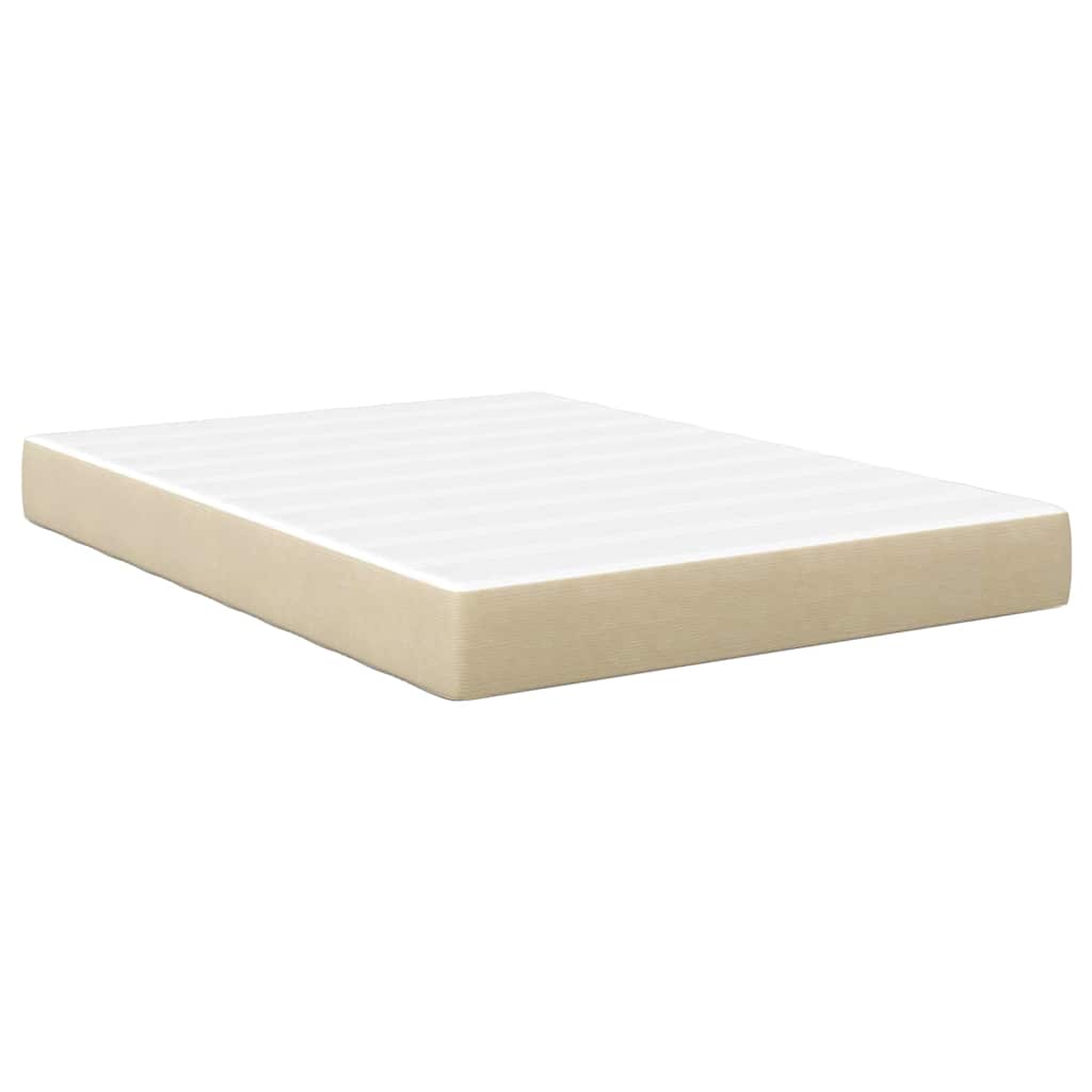 Bettmatratze mit Matratze Salbei 140 x 190 cm Stoff