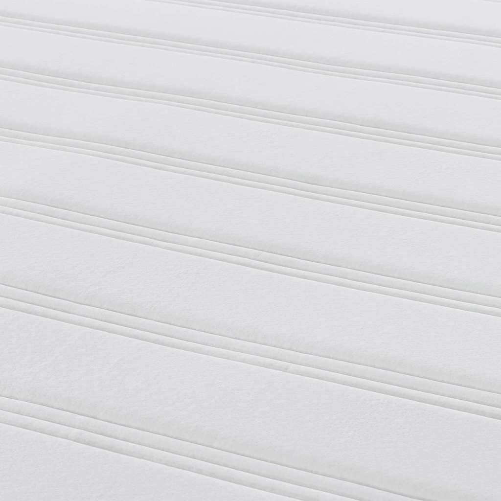 Bettmatratze mit Matratze Creme 140 x 200 cm Stoff