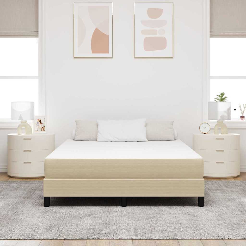 Bettmatratze mit Matratze Salbei 140 x 200 cm Stoff