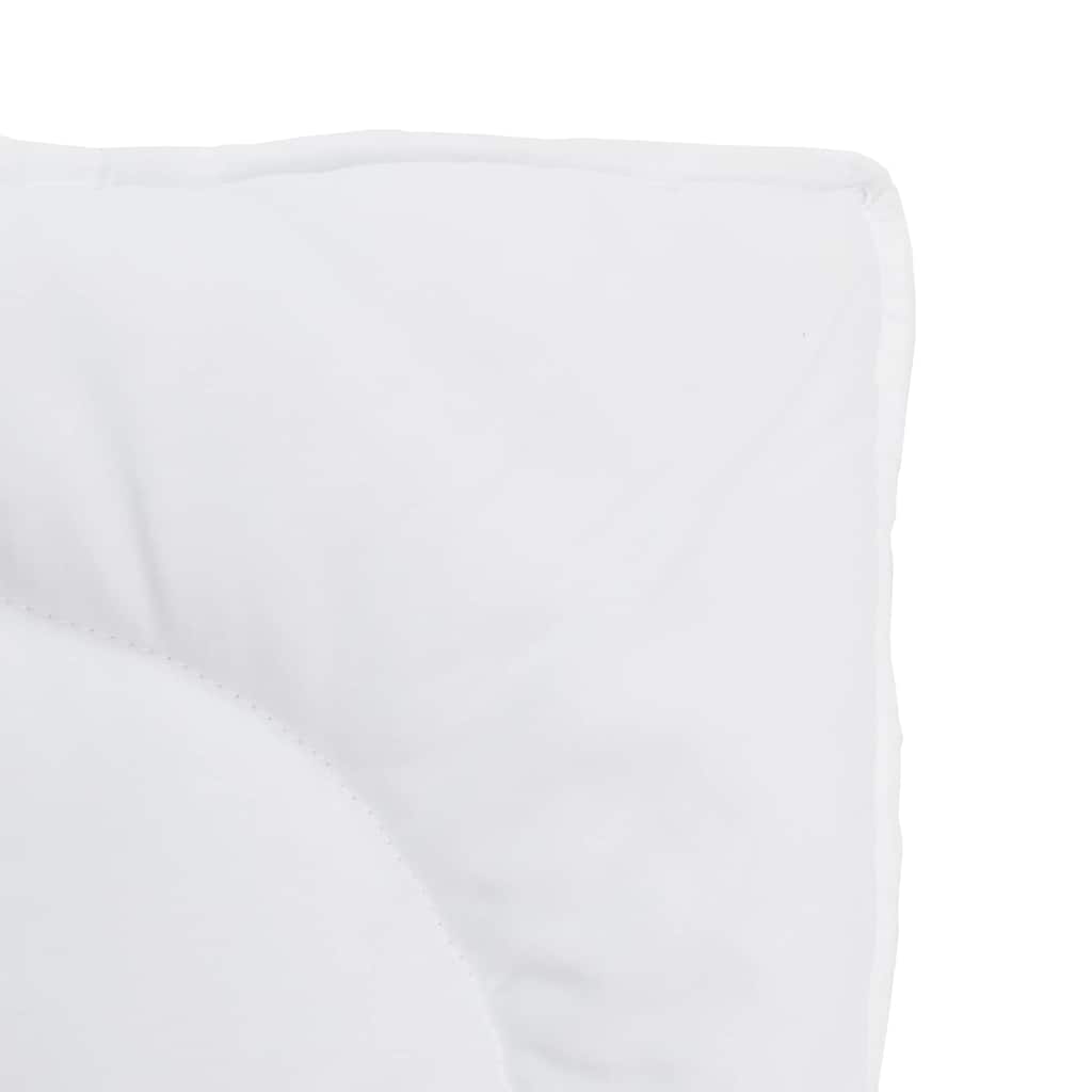 Winterbettdecke Weiß 220 x 140 x 5 cm Polyester