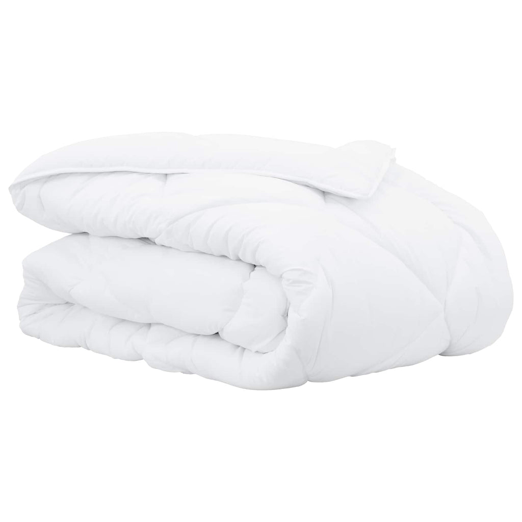 Winterbettdecke Weiß 240 x 222 x 5 cm Polyester
