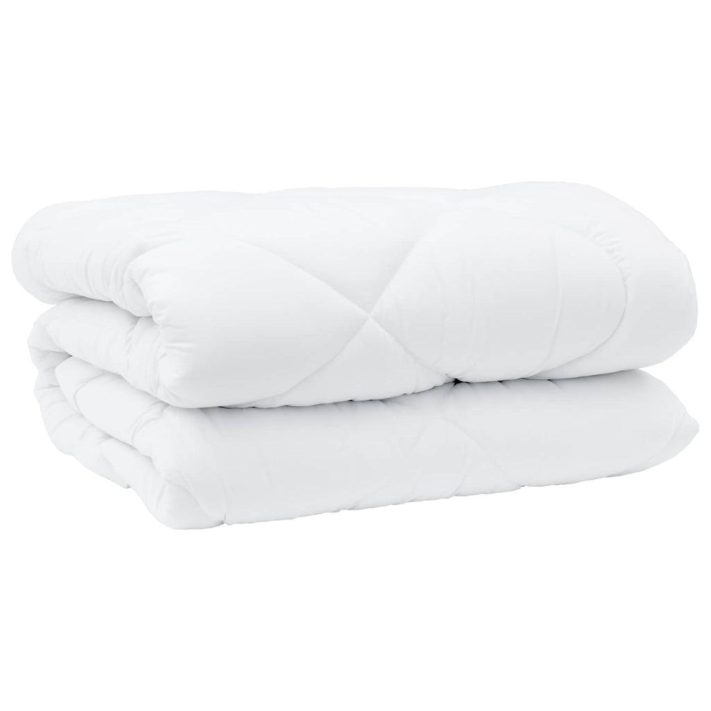 Winterbettdecke Weiß 240 x 222 x 5 cm Polyester