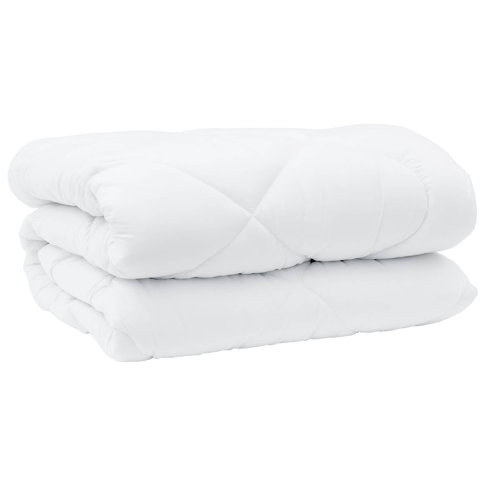 Winterbettdecke Weiß 240 x 222 x 5 cm Polyester