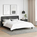 2-in-1 Bettdecke Weiß 260 x 220 x 10 cm Polyester