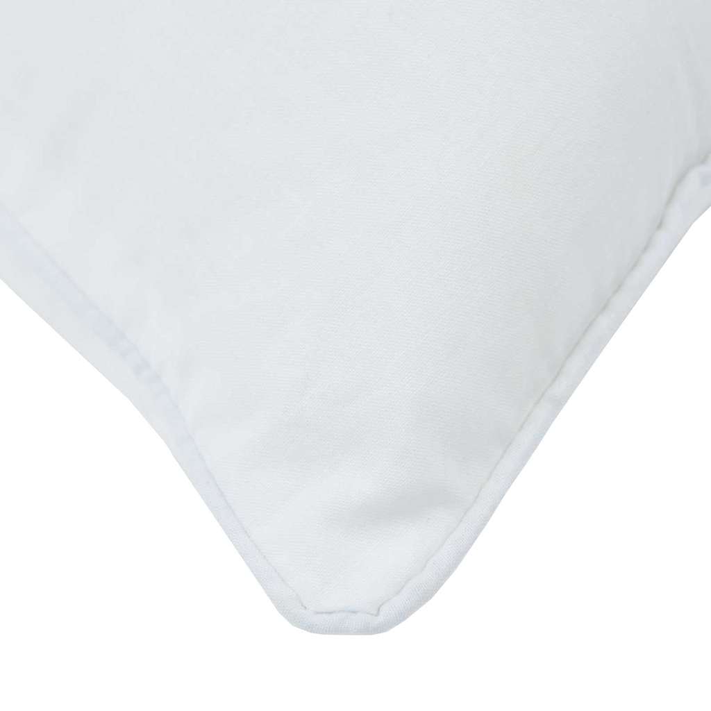 Kopfkissen Weiß 51 x 51 x 20 cm Baumwolle und Polyester