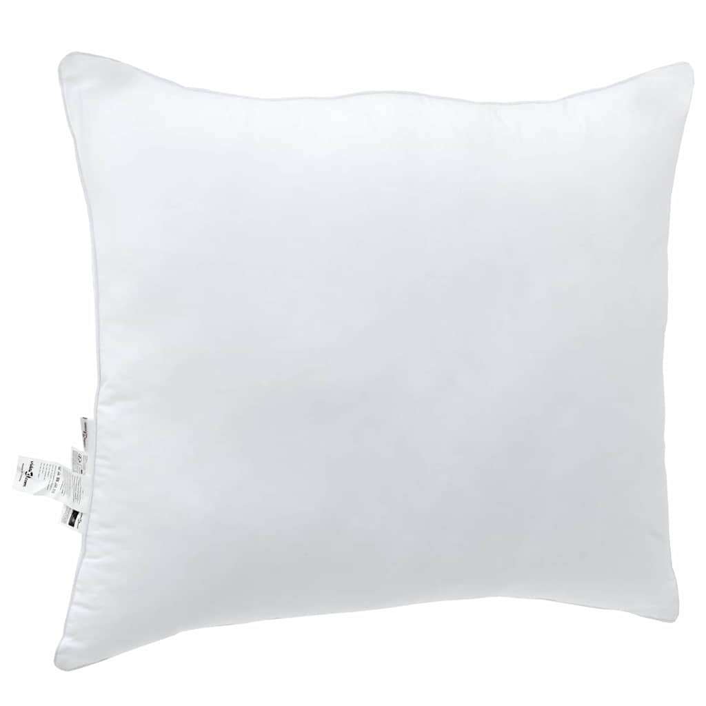 Kopfkissen 2 pcs Weiß 41 x 41 x 20 cm Baumwolle und Polyester