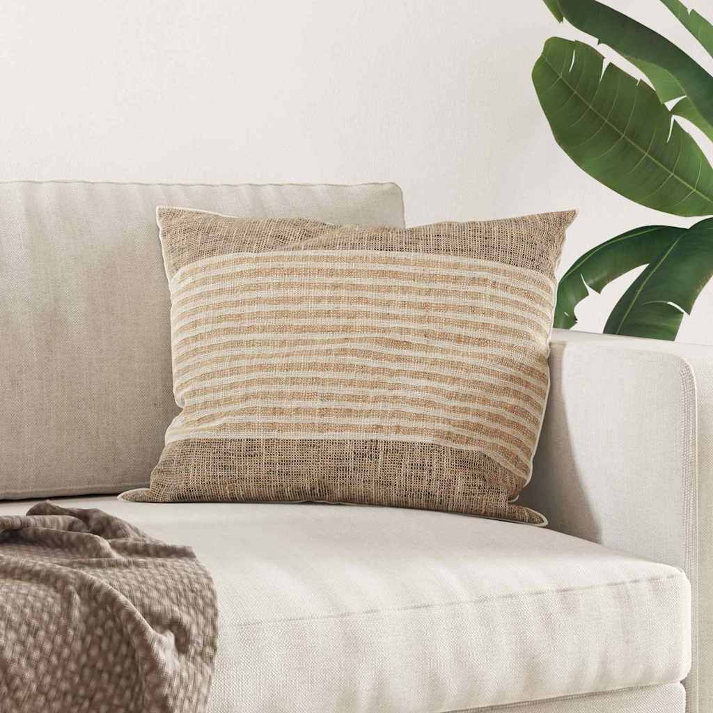 Kopfkissen 2 pcs Weiß 61 x 41 x 20 cm Baumwolle und Polyester