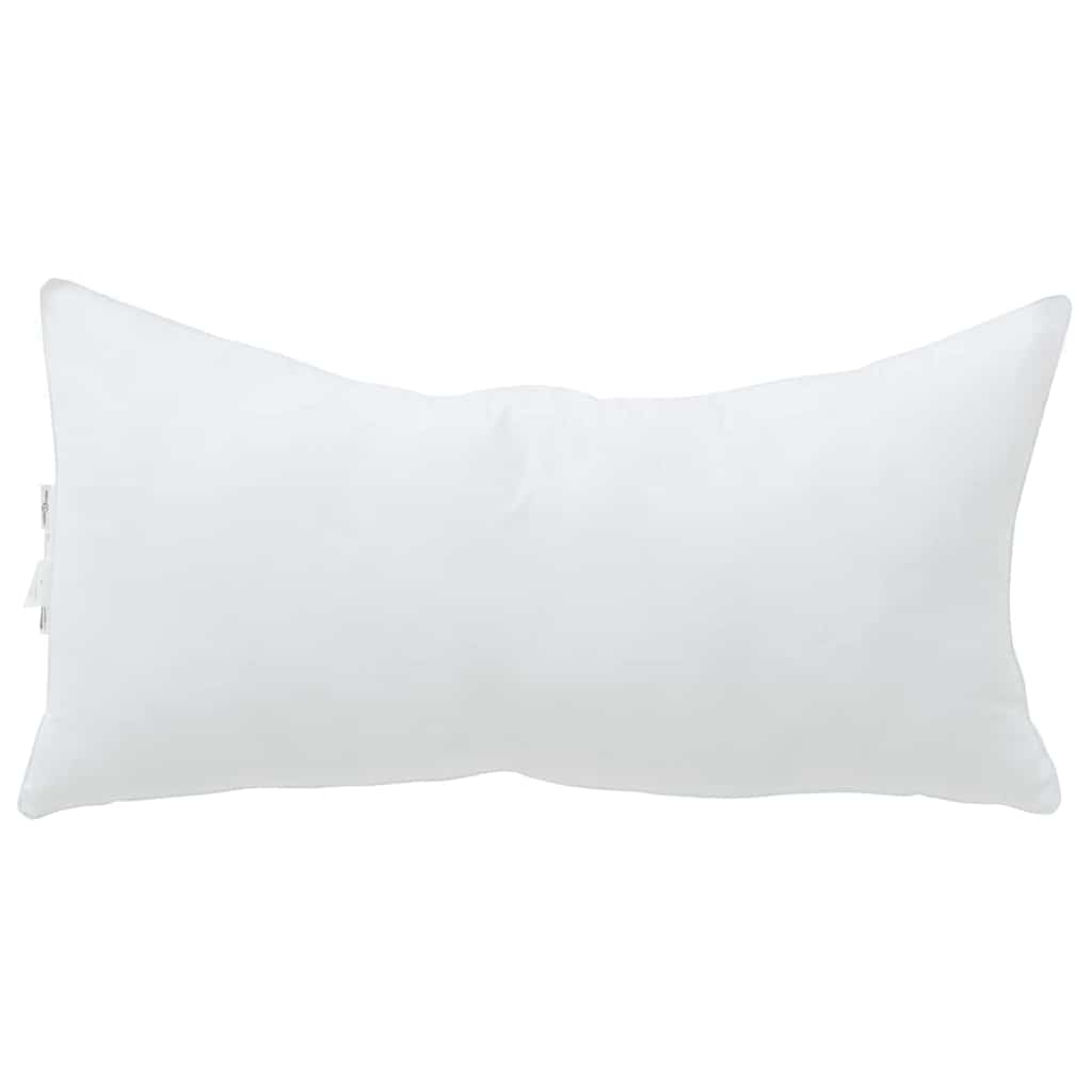 Kopfkissen 2 pcs Weiß 80 x 40 x 20 cm Baumwolle und Polyester