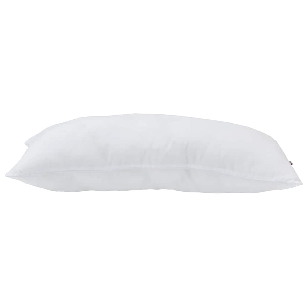 Kopfkissen 2 pcs Weiß 80 x 40 x 20 cm Baumwolle und Polyester