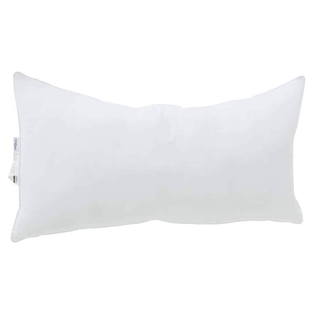 Kopfkissen 2 pcs Weiß 80 x 40 x 20 cm Baumwolle und Polyester