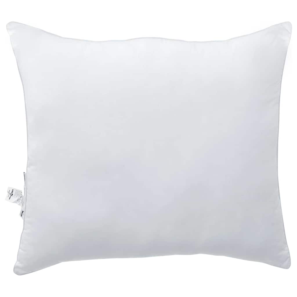 Kopfkissen 2 pcs Weiß 51 x 51 x 20 cm Baumwolle und Polyester