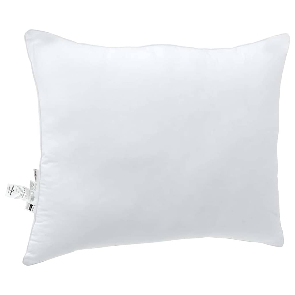 Kopfkissen 2 pcs Weiß 70 x 60 x 20 cm Baumwolle und Polyester