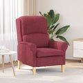 Sessel Weinrot Stoff