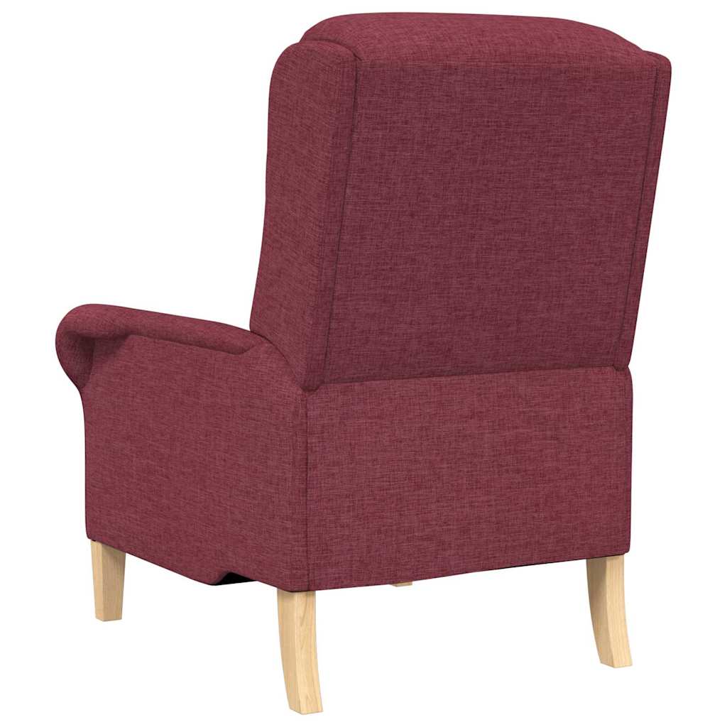 Sessel Weinrot Stoff