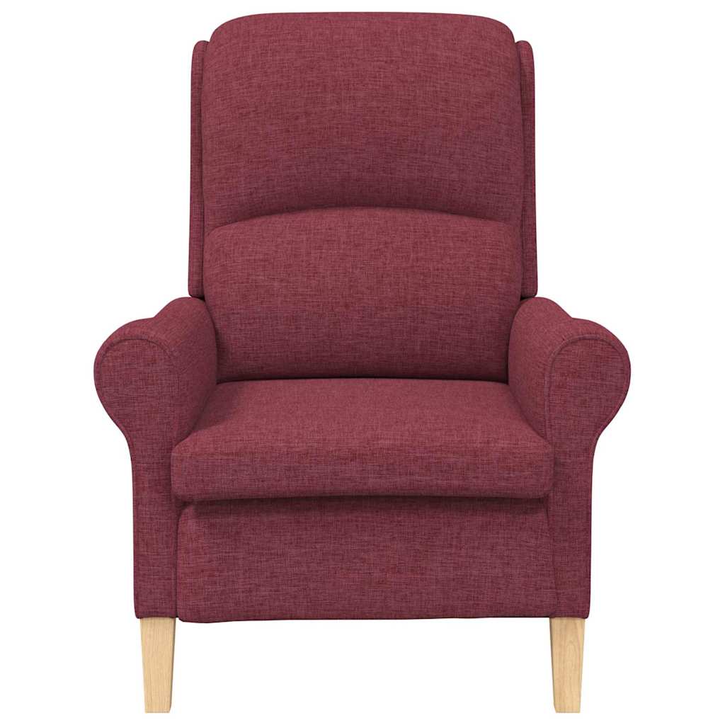 Sessel Weinrot Stoff