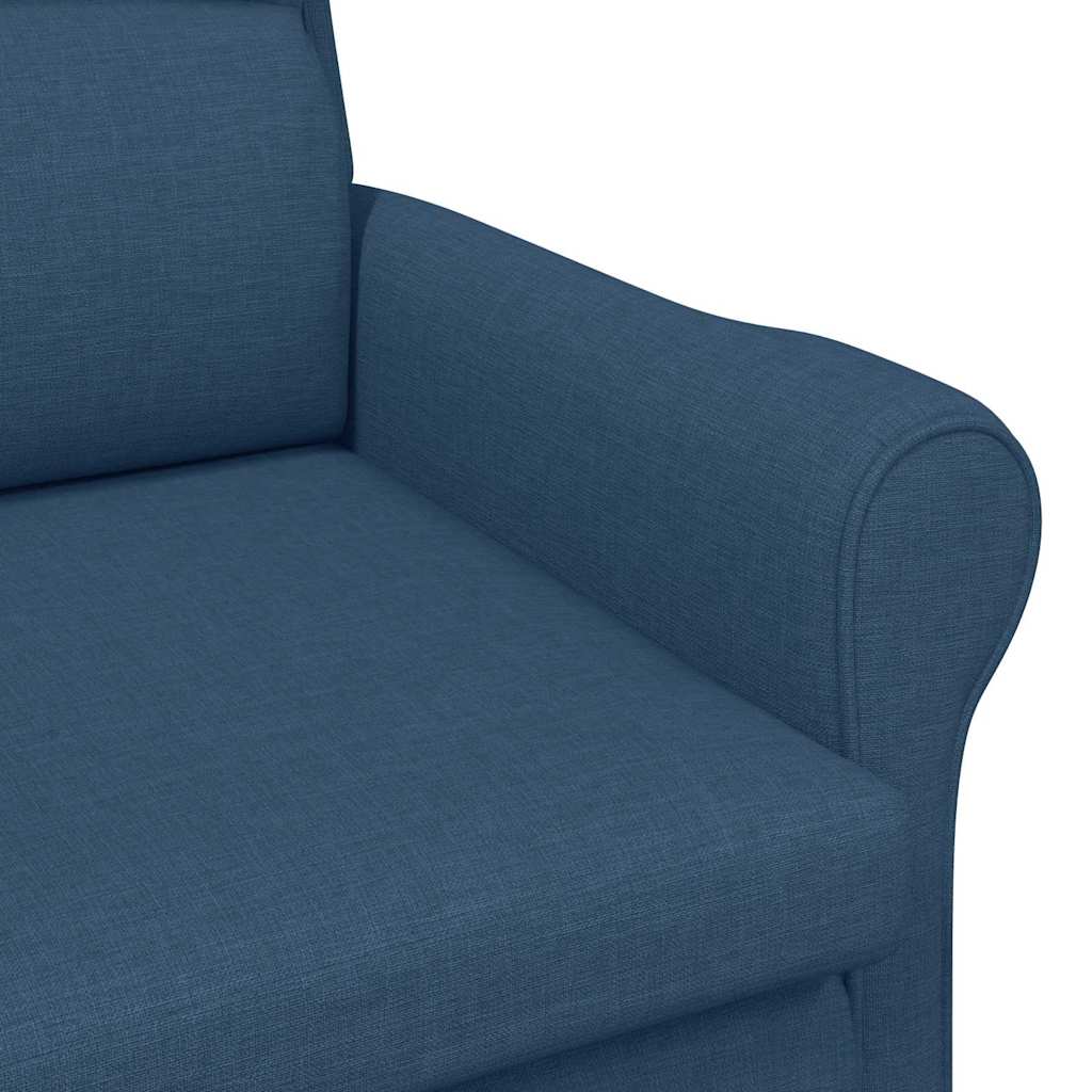 Sessel Blau Stoff