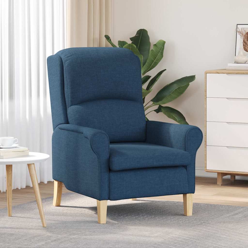 Sessel Blau Stoff