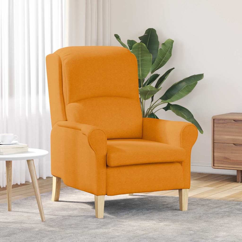 Sessel Dunkelgelb Stoff