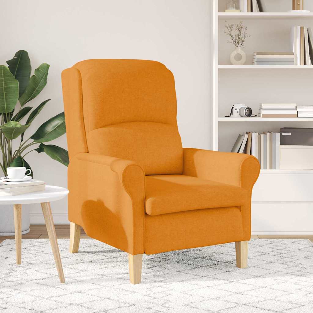Sessel Dunkelgelb Stoff