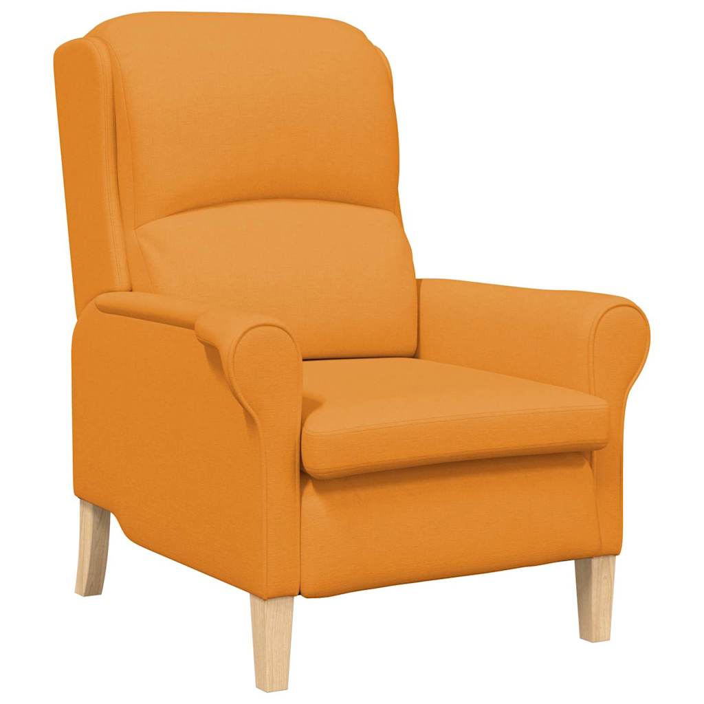Sessel Dunkelgelb Stoff