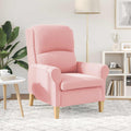 Sessel Rosa Weiches Sherpa-Gewebe