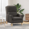 Sessel Dunkelgrau Weiches Sherpa-Gewebe