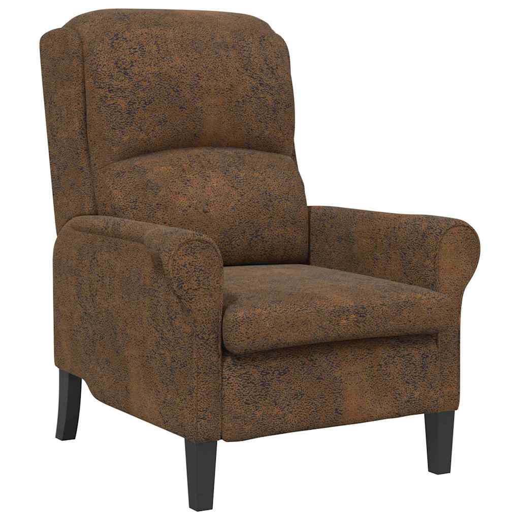 Sessel Braun Kunstleder