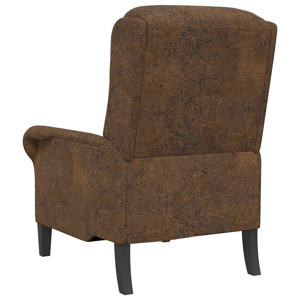 Sessel Braun Kunstleder