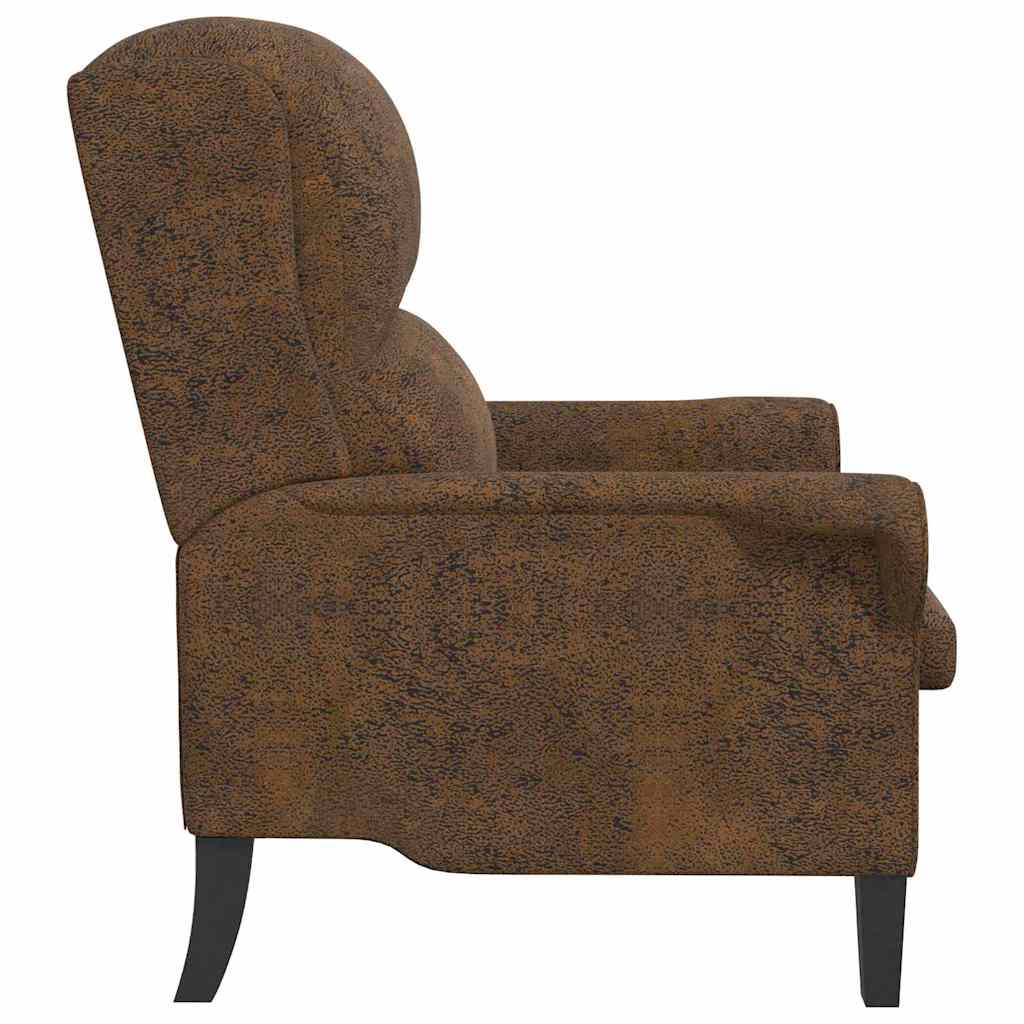 Sessel Braun Kunstleder