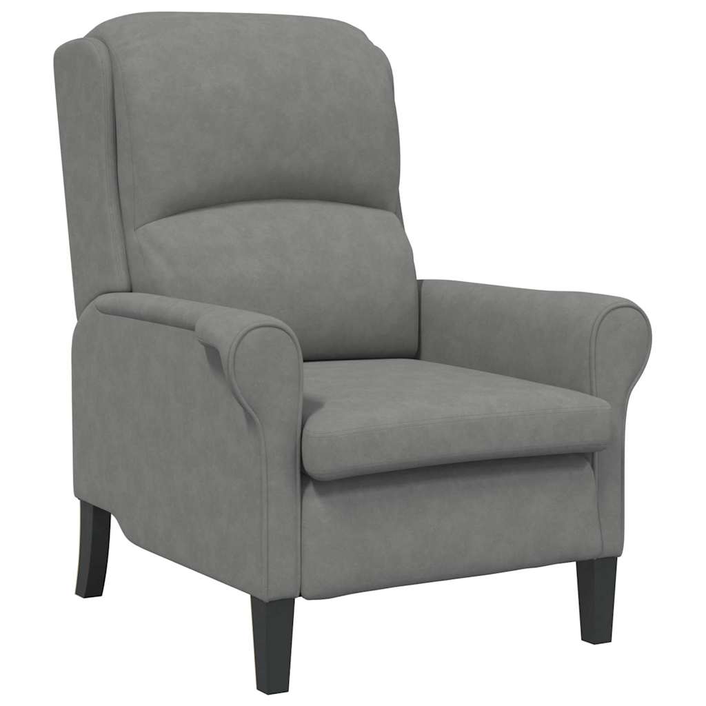 Sessel Dunkelgrau 76 x 94 x 102 cm Mikrofaser