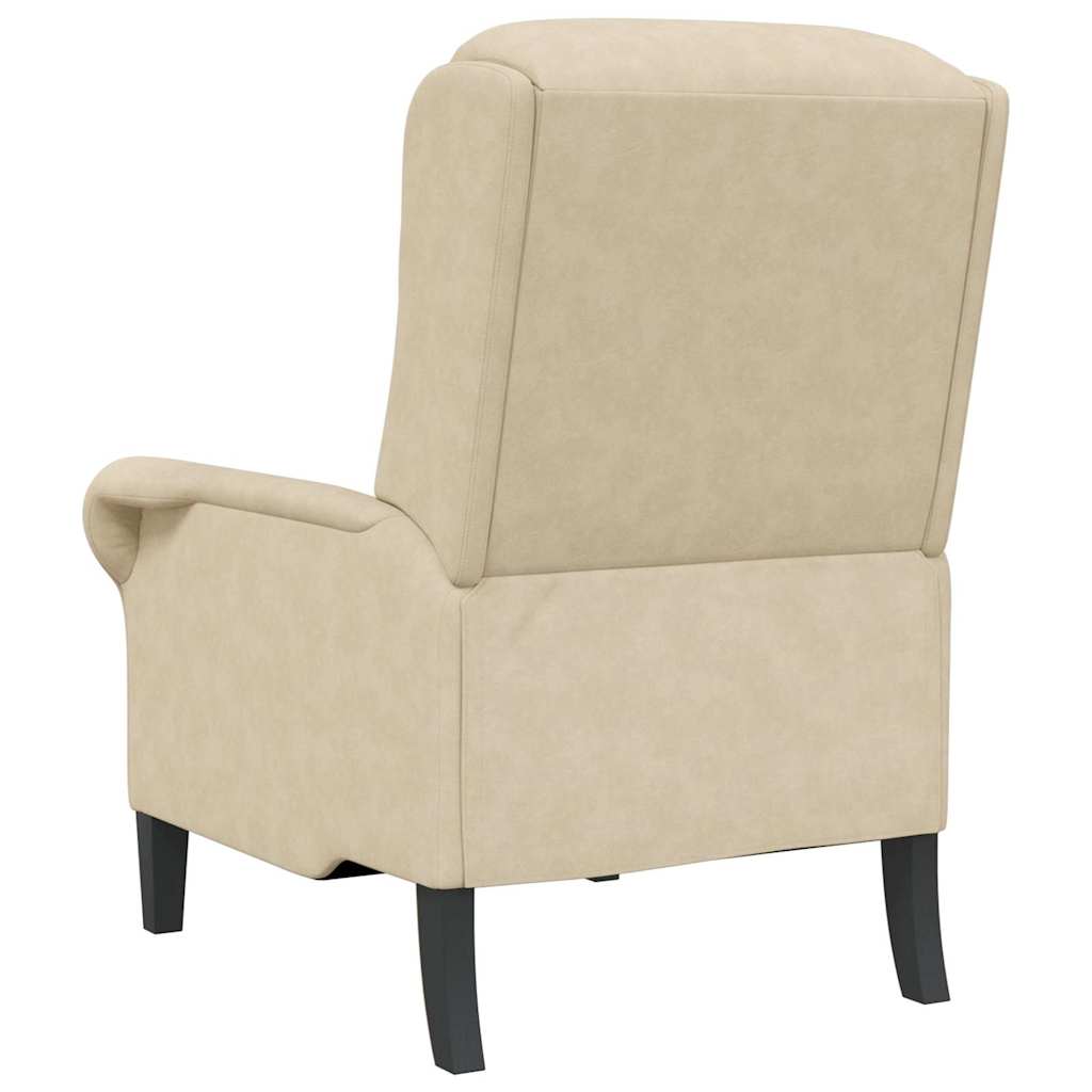 Sessel Creme 76 x 94 x 102 cm Mikrofaser