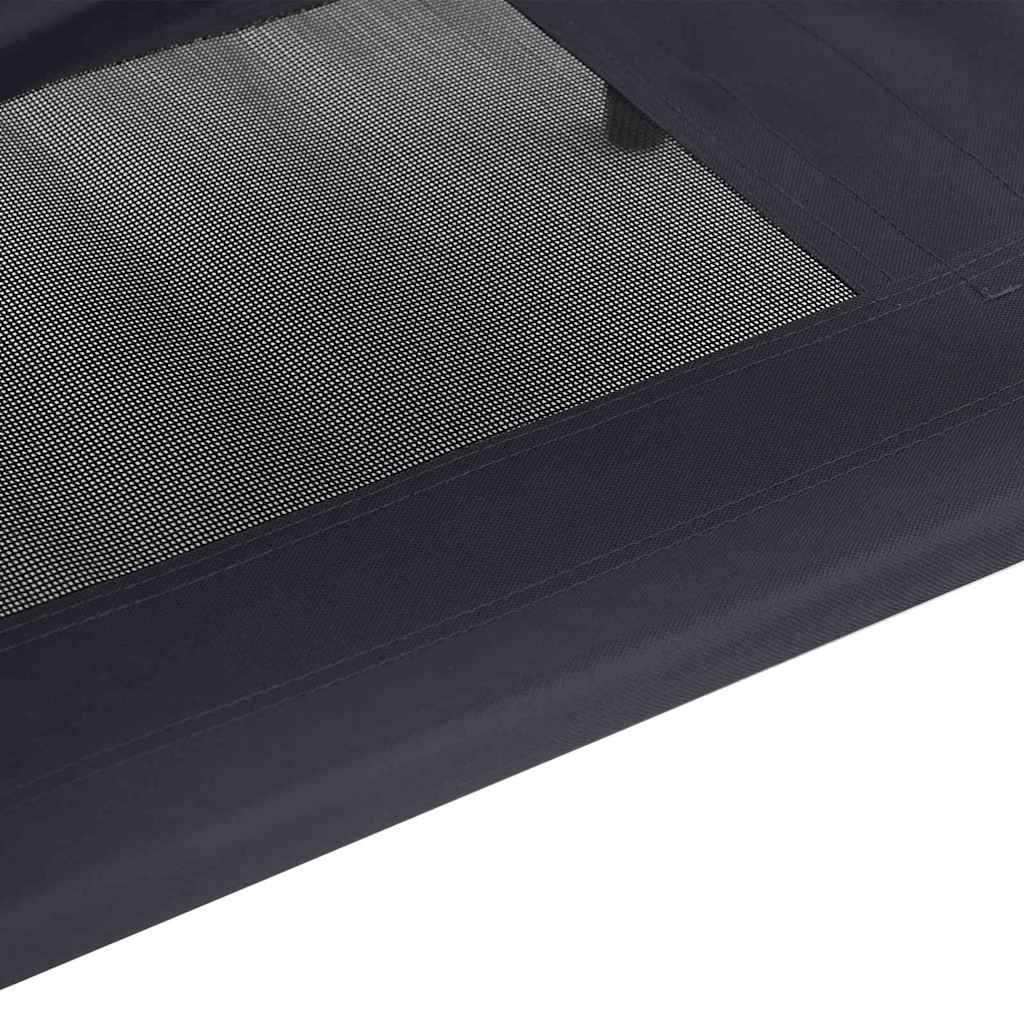 Hundebett Schwarz 122 x 93 x 106,5 cm Stahl