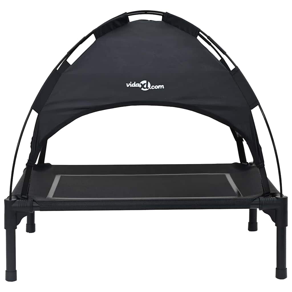 Hundebett Schwarz 63 x 49,5 x 60 cm Stahl