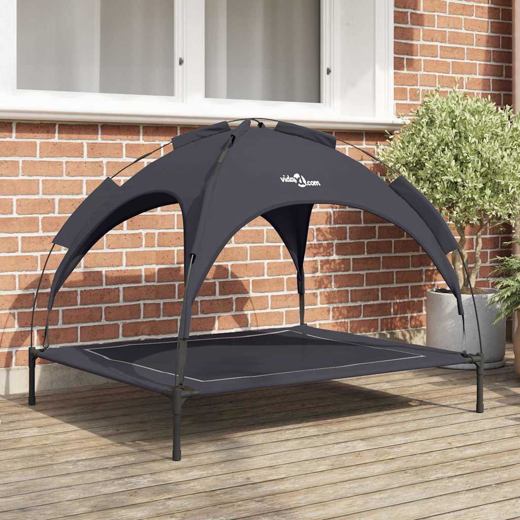 Hundebett Schwarz 104 x 86 x 84,5 cm Stahl