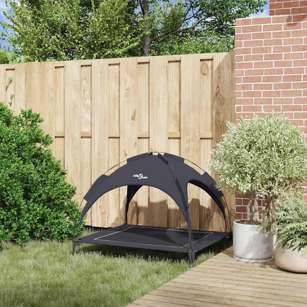 Hundebett Schwarz 104 x 86 x 84,5 cm Stahl