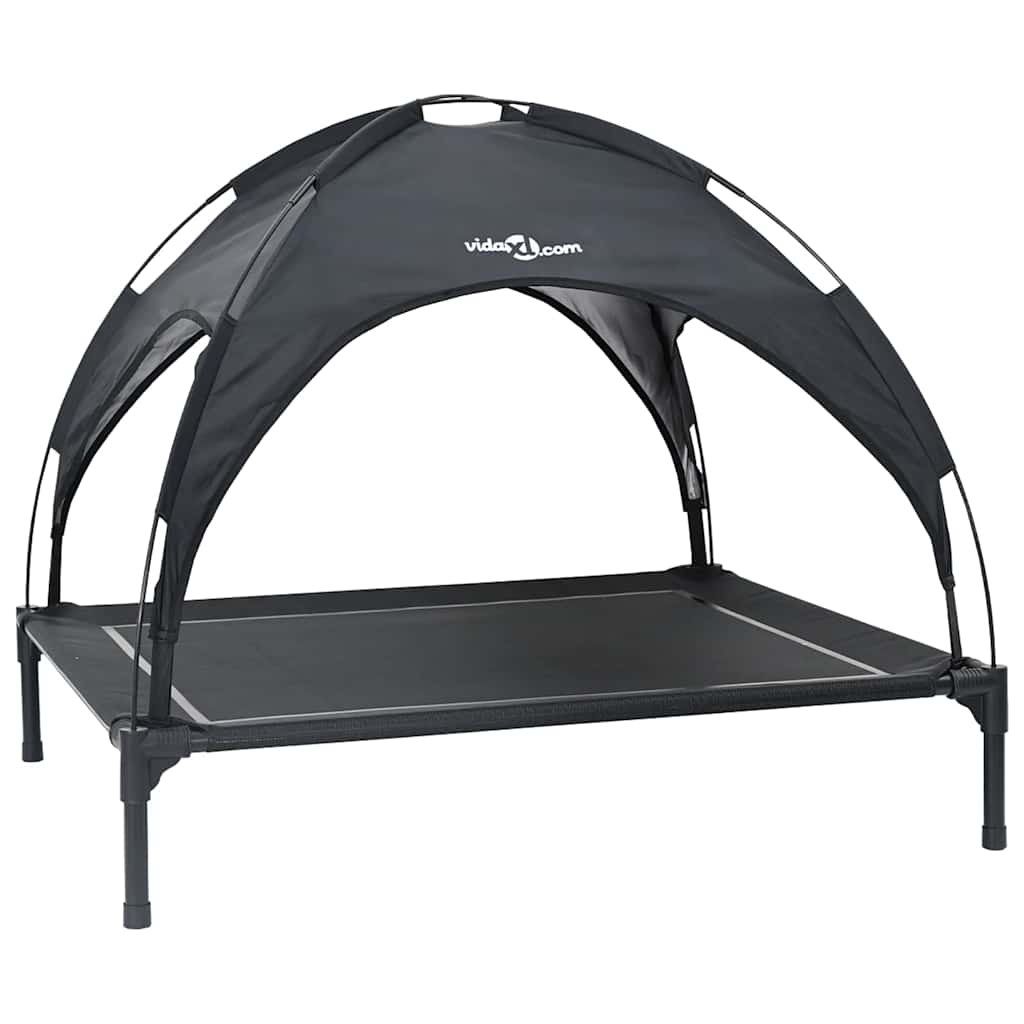 Hundebett Schwarz 104 x 86 x 84,5 cm Stahl
