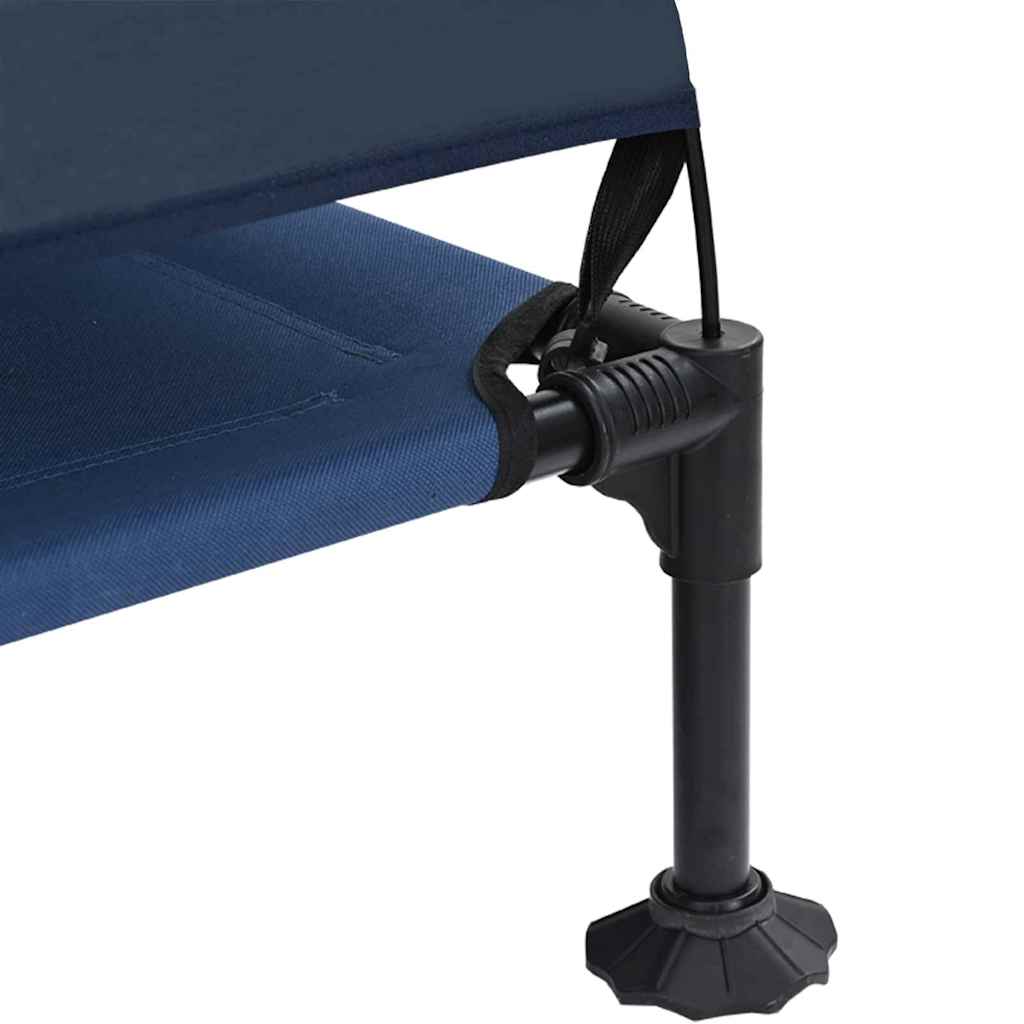Hochgelegtes Hundebett Marineblau 127 x 81 x 108 cm