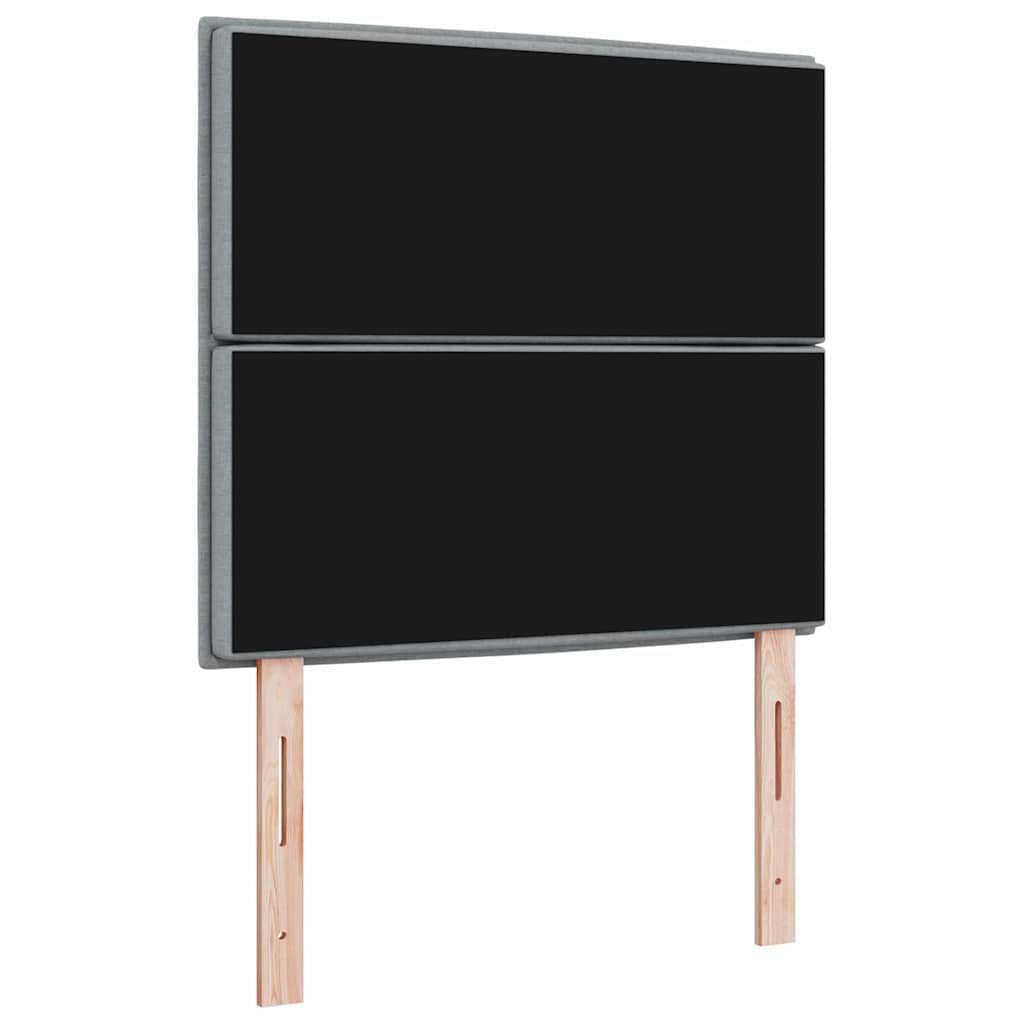 Kopfteil Hellgrau 80 cm Stoff