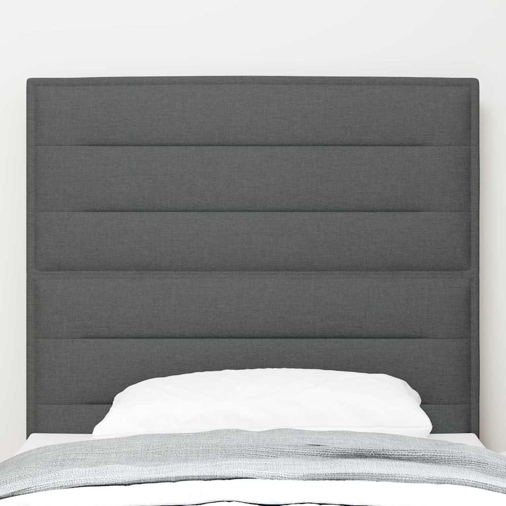 Kopfteil Dunkelgrau 80 cm Stoff