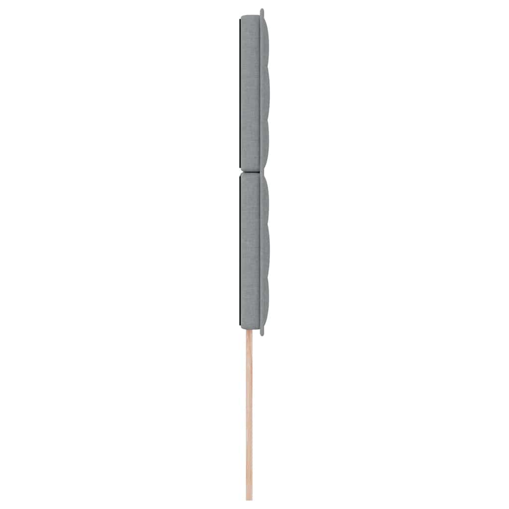 Kopfteil Hellgrau 90 cm Stoff