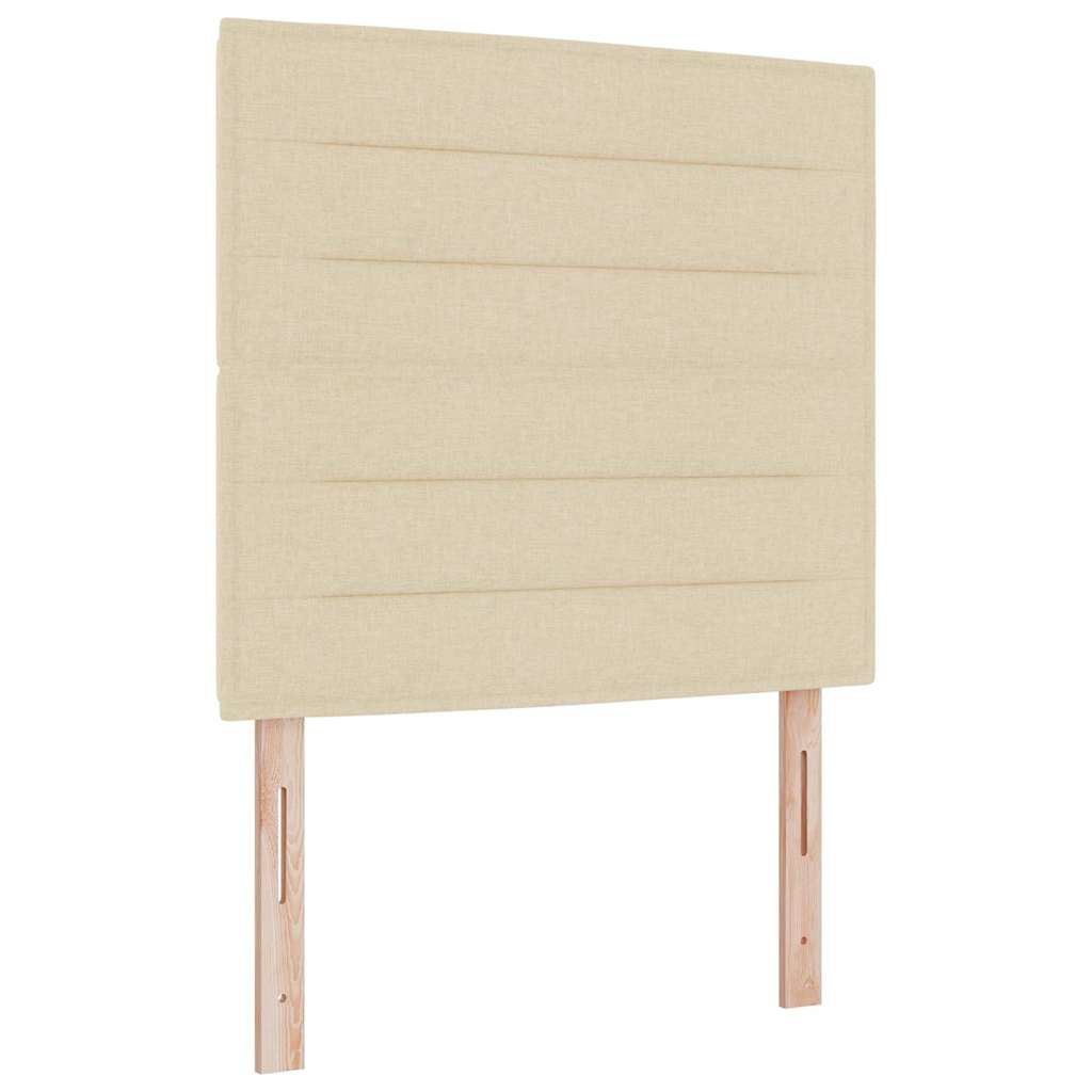 Kopfteil Creme 90 cm Stoff