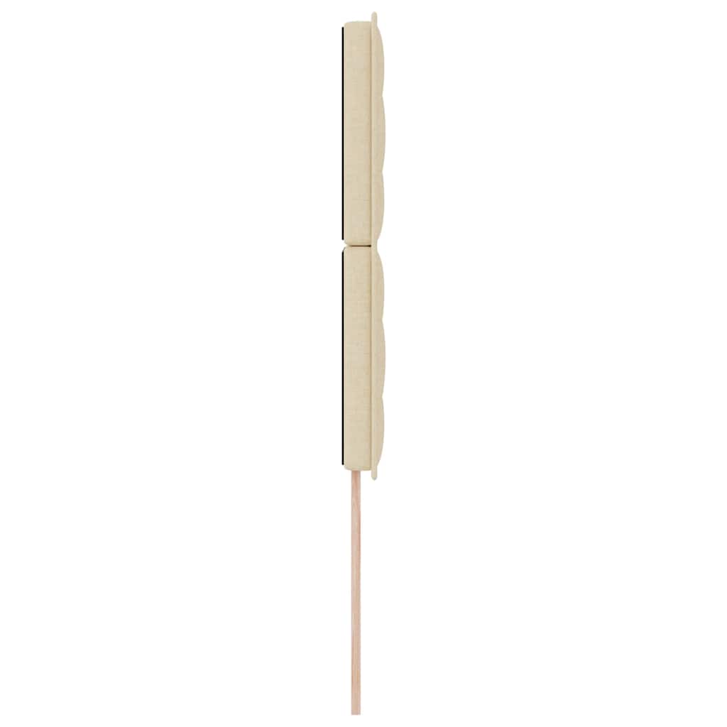 Kopfteil Creme 90 cm Stoff