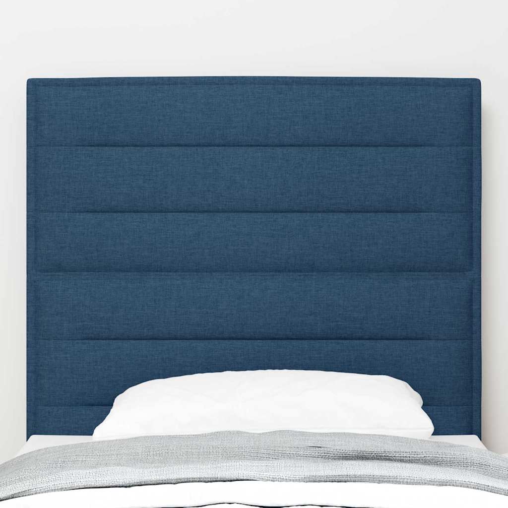 Kopfteil Blau 90 cm Stoff
