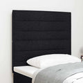 Kopfteil Schwarz 100 cm Stoff
