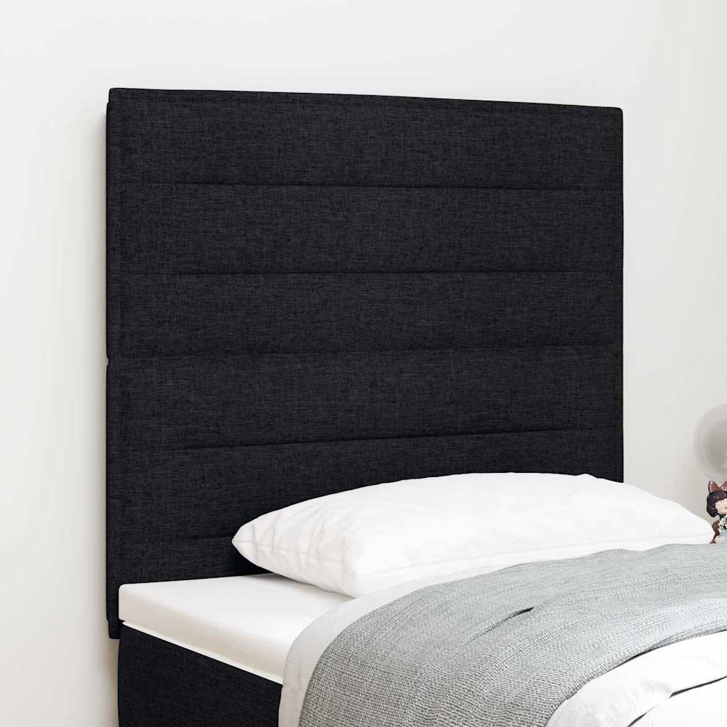 Kopfteil Schwarz 100 cm Stoff