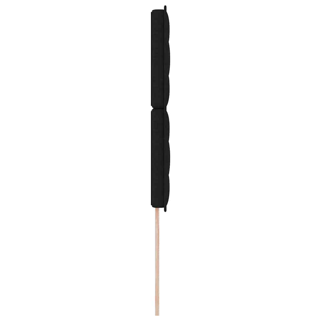 Kopfteil Schwarz 100 cm Stoff