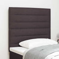 Kopfteil Dunkelbraun 100 cm Stoff
