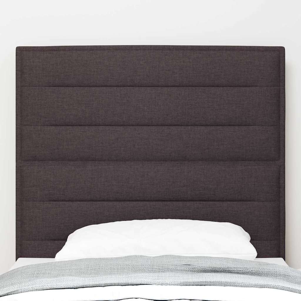 Kopfteil Dunkelbraun 100 cm Stoff